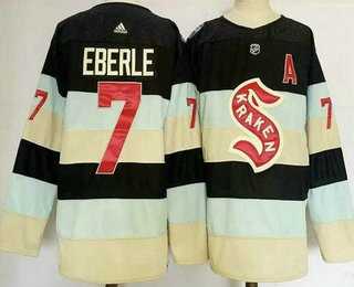 Mens Seattle Kraken #7 Jordan Eberle Navy 2024 Winter Classic Jersey